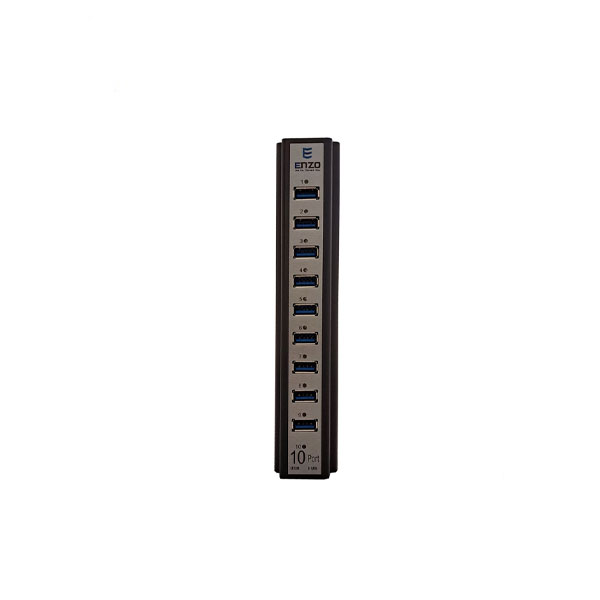هاب 10 پورت USB 2.0 انزو مدل ENZO UH-10A