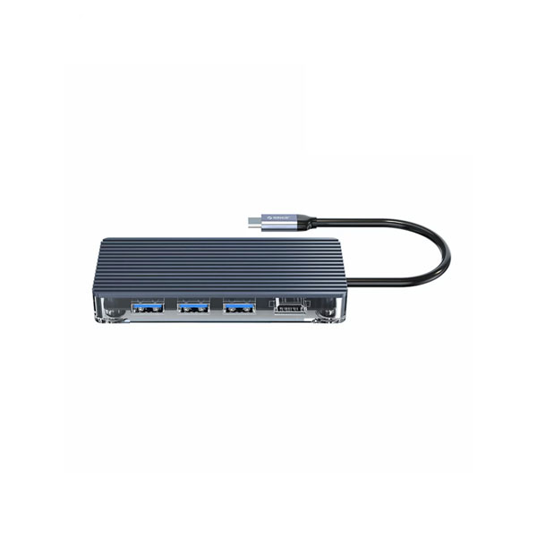 هاب 6 پورت USB Type-C اوریکو مدل ORICO WB-6RJ-GY-BP