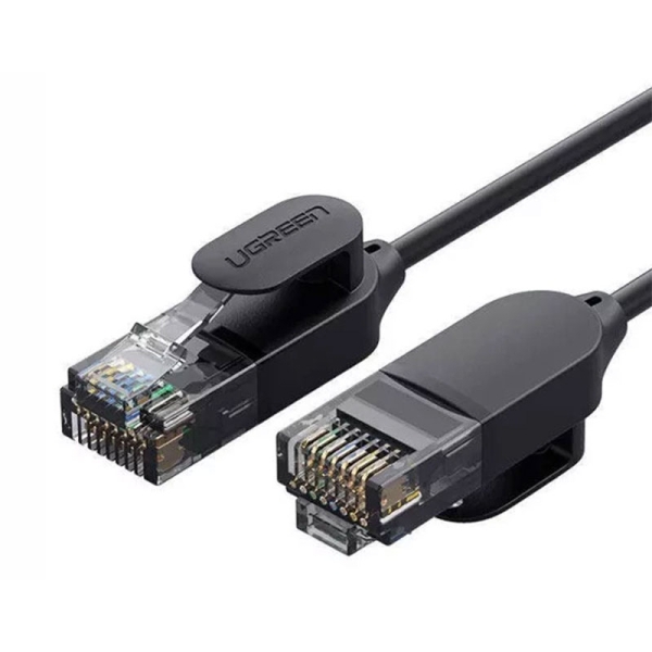 کابل شبکه Round&Ultra Slim Ethernet CAT6A یوگرین مدل Ugreen NW122-70331 0.5m