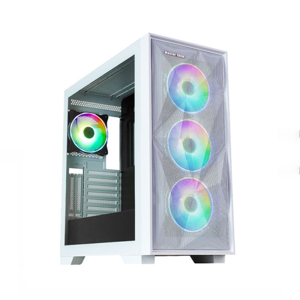 کیس کامپیوتر مستر تک مدل MASTER TECH Hunter X Gaming White