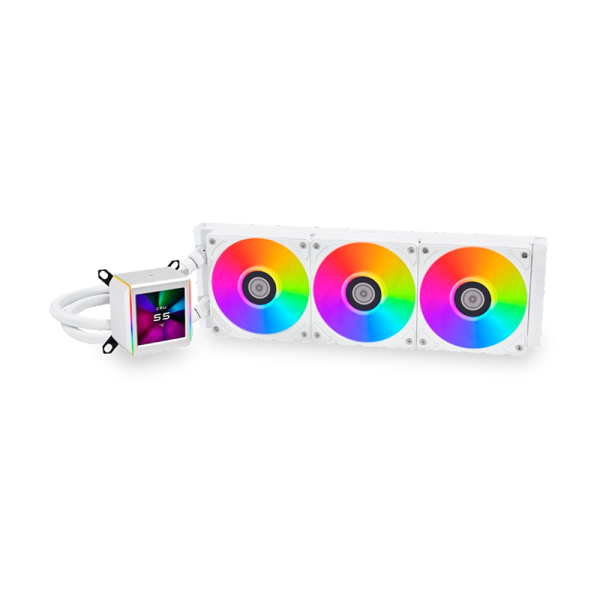 خنک کننده آبی پردازنده لیان لی مدل LIAN LI GA II LCD 360 White