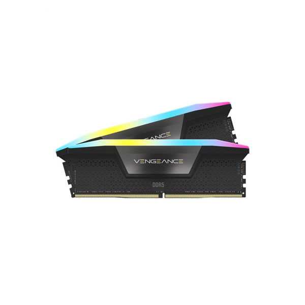 رم دسکتاپ کورسیر مدل CORSAIR VENGEANCE RGB 32GB DDR5-6400 CL36