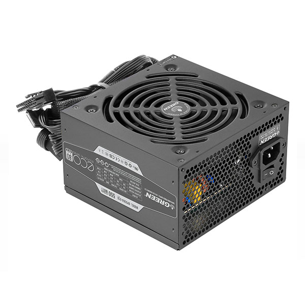 منبع تغذیه کامپیوتر گرین مدل GREEN GP550A-ECO Rev3.1