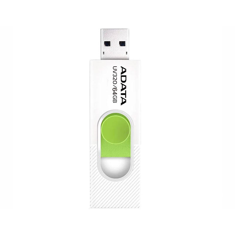 فلش مموری USB 3.2 ای دیتا مدل ADATA UV320 64GB سفید