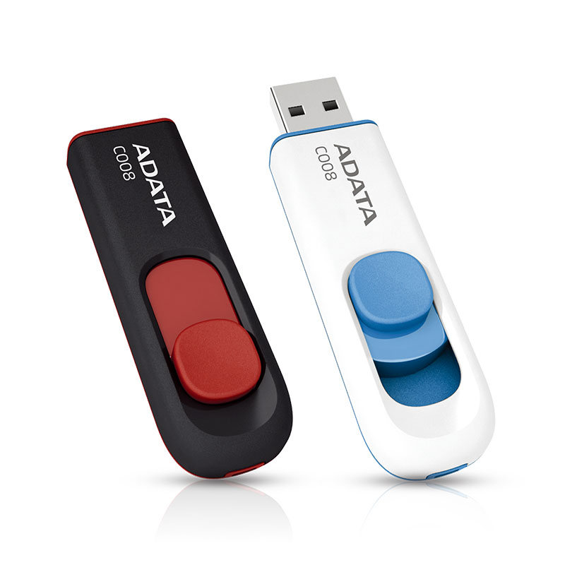 فلش مموری USB 2.0 ای دیتا مدل ADATA C008 32GB سفید - Image 2