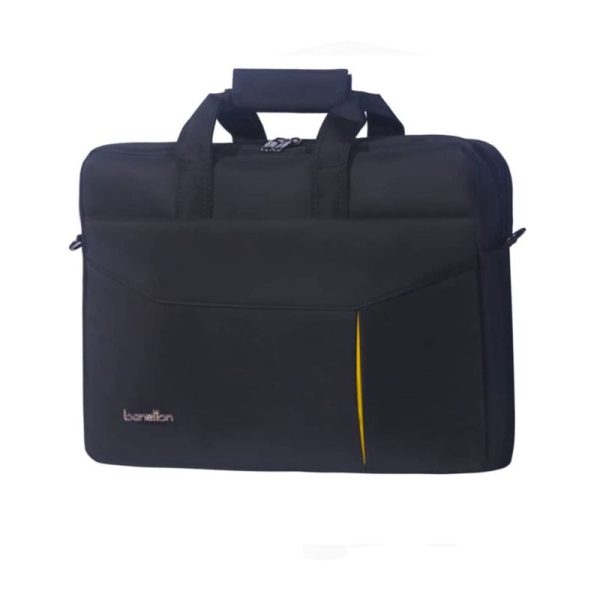 کیف لپ تاپ دو تبله 15.6 اینچی بنتون مدل Benetton 9001 نوک مدادی