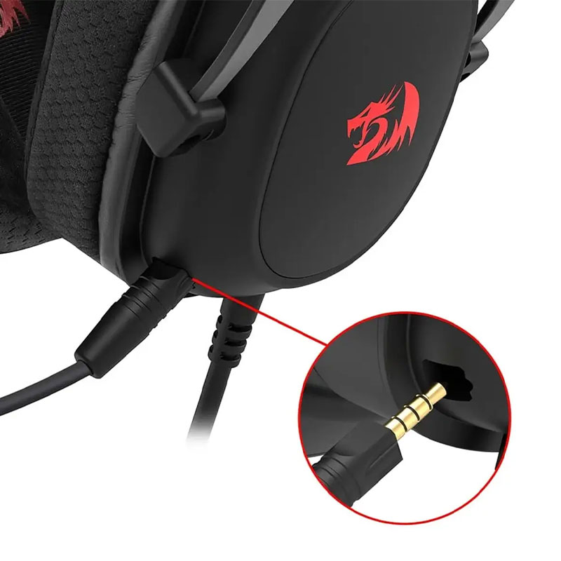 هدست گیمینگ با سیم ردراگون مدل Redragon ZEUS LITE H510 - Image 5