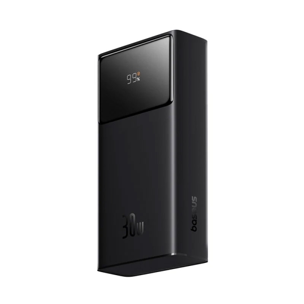 پاوربانک 10000 میلی‌آمپری بیسوس مدل Baseus Star-Lord Digital Display Fast Charging 30W Cluster Black