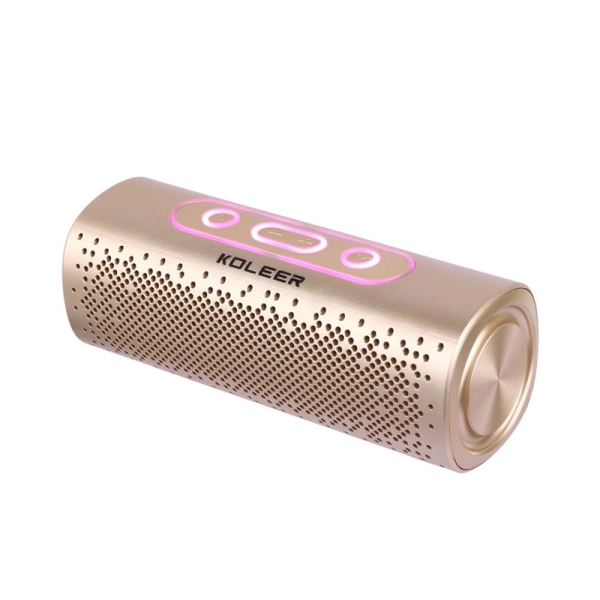 اسپیکر بلوتوثی کولیر مدل KOLEER S819 طلایی