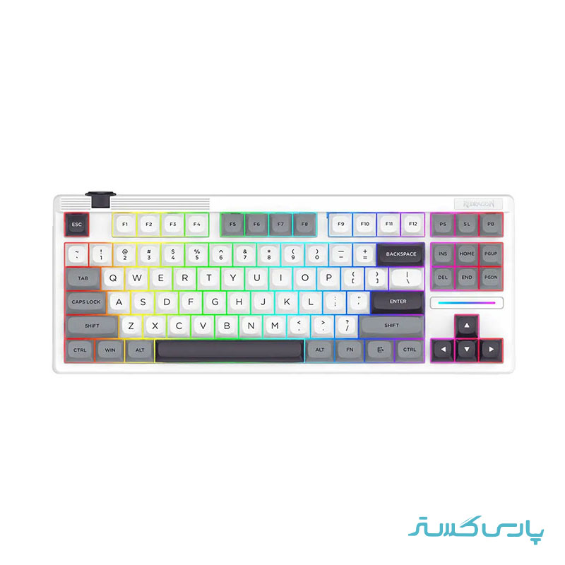 کیبورد باسیم/بی سیم گیمینگ ردراگون مدل Redragon OTIIM PRO K729 WGB RGB
